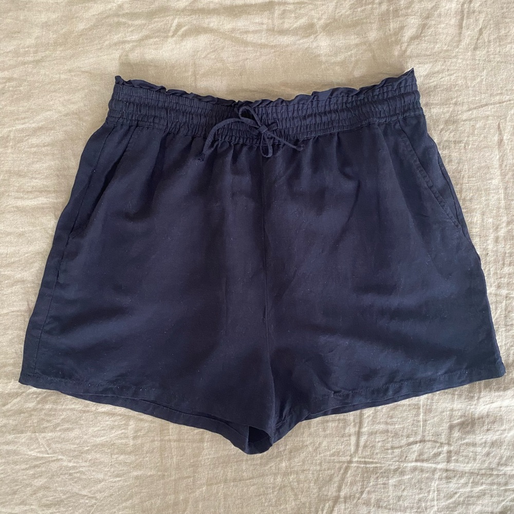 Blank NYC Linen-Blend Shorts